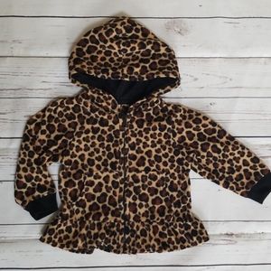 Animal Print Fleece Jacket